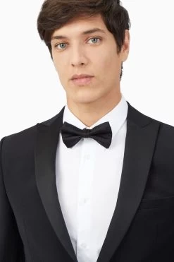 Ted Baker Tailoring Ultimate Black Slim Tux Jacket -Fashion Men Shop D69 798s4