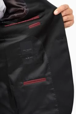 Ted Baker Tailoring Ultimate Black Slim Tux Jacket -Fashion Men Shop D69 798s6