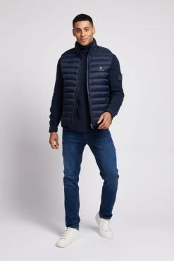 U.S. Polo Assn. Mens Black Lightweight Quilted Gilet 10 U.S. Polo Assn. Mens Black Lightweight Quilted Gilet -Fashion Men Shop D69088s3