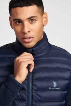 U.S. Polo Assn. Mens Black Lightweight Quilted Gilet 11 U.S. Polo Assn. Mens Black Lightweight Quilted Gilet -Fashion Men Shop D69088s4