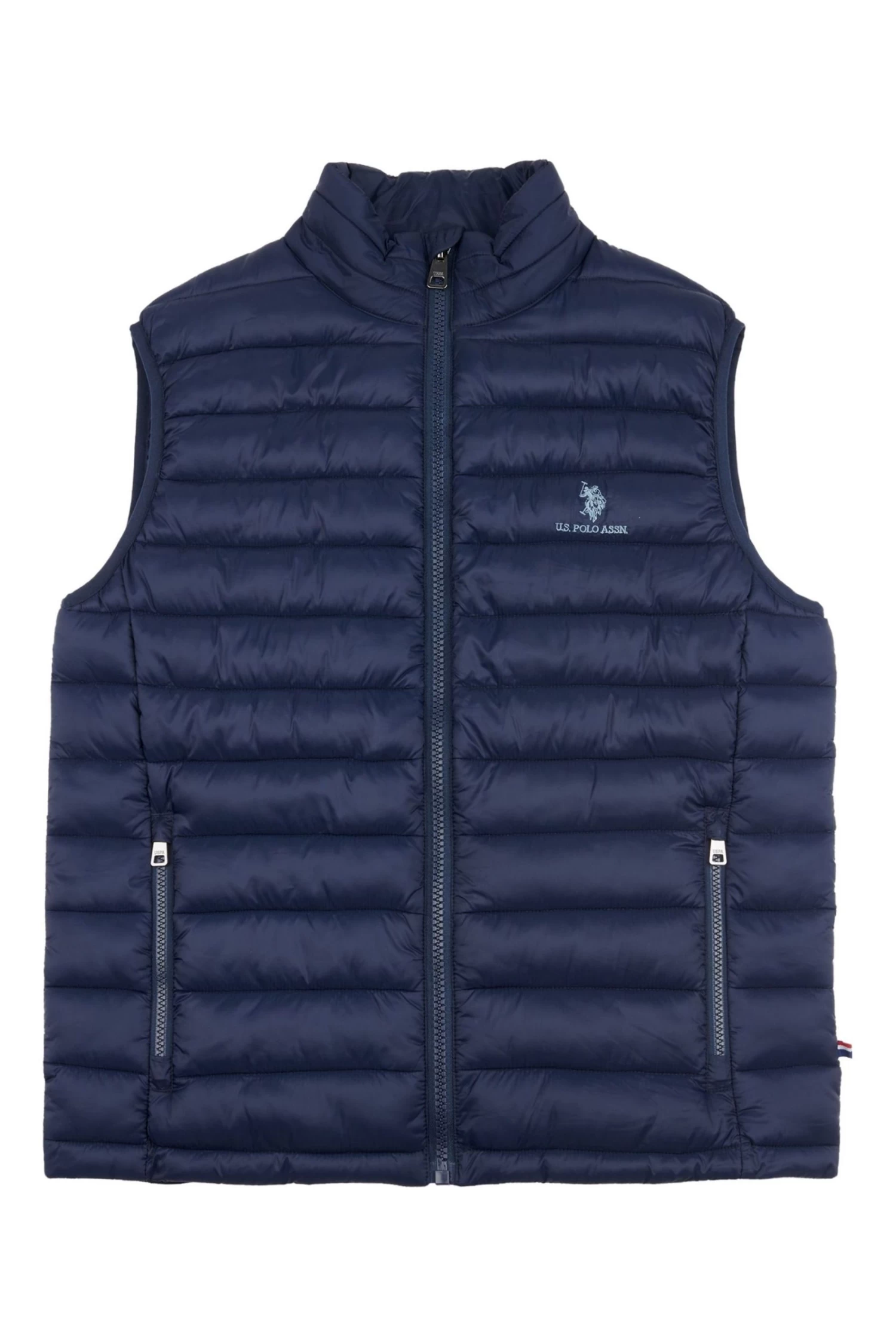 U.S. Polo Assn. Mens Black Lightweight Quilted Gilet 7 U.S. Polo Assn. Mens Black Lightweight Quilted Gilet - Image 5
