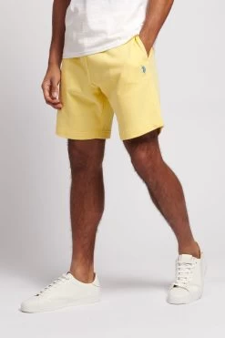 U.S. Polo Assn. Mens White Jersey Shorts