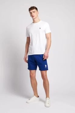 U.S. Polo Assn. Mens Blue Player 3 Sweat Shorts -Fashion Men Shop D69154s3