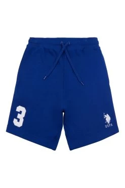 U.S. Polo Assn. Mens Blue Player 3 Sweat Shorts -Fashion Men Shop D69154s5