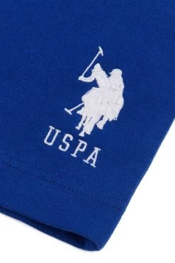 U.S. Polo Assn. Mens Blue Player 3 Sweat Shorts -Fashion Men Shop D69154s6