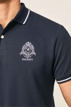 Hackett London Mens Heritage Logo Polo Shirt -Fashion Men Shop D69624s5