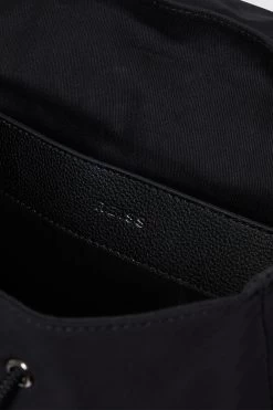 Reiss Danny Leather Drawstring Backpack -Fashion Men Shop D70154s3