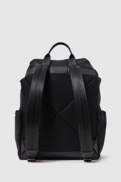 Reiss Danny Leather Drawstring Backpack -Fashion Men Shop D70154s5