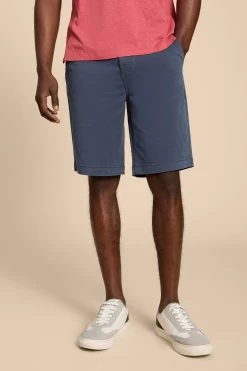 White Stuff Blue Sutton Organic Chinos Shorts