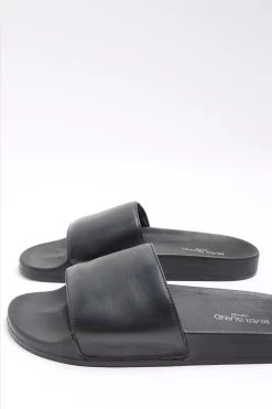 River Island Black Leather Mules -Fashion Men Shop D78520s3