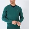 Crew Clothing Company Jade Green Cotton Classic Jumper 1 Crew Clothing Company Jade Green Cotton Classic Jumper -Fashion Men Shop D78533s
