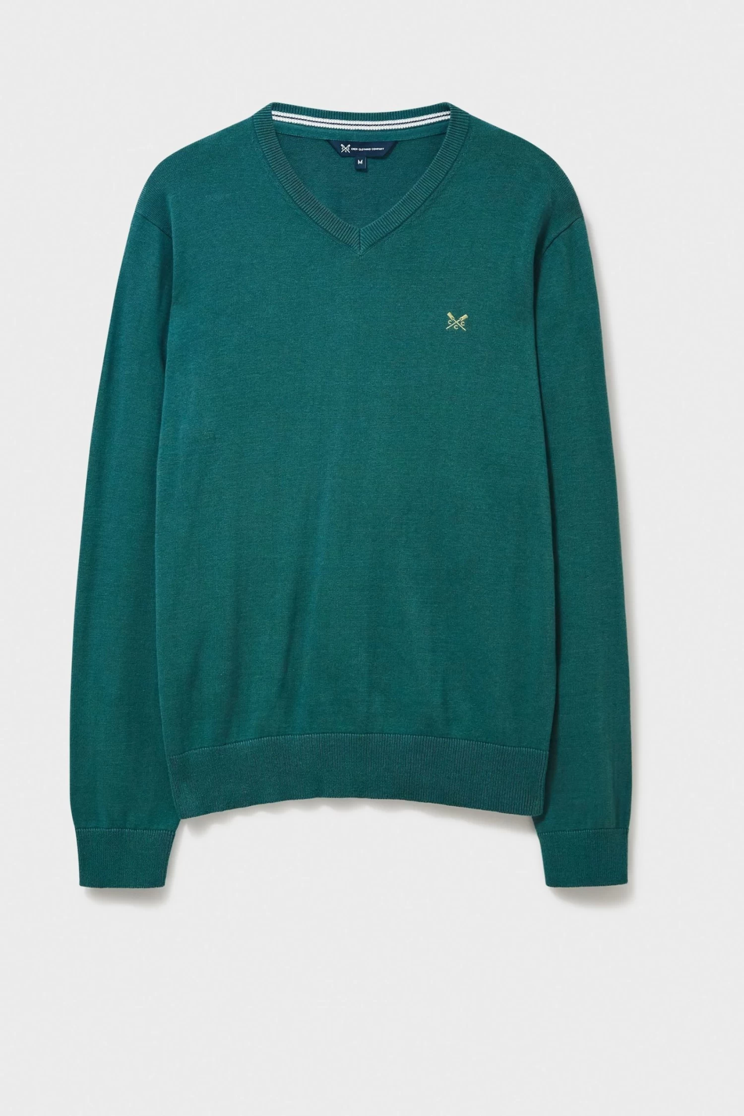 Crew Clothing Company Jade Green Cotton Classic Jumper 7 Crew Clothing Company Jade Green Cotton Classic Jumper - Image 5