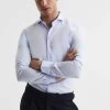 Reiss Hudson Slim Fit Cutaway Collar Shirt -Fashion Men Shop D80 809s