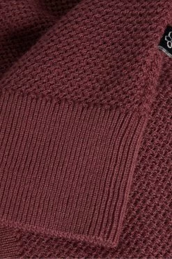 Ted Baker Red Imago Maroon Short Sleeved Regular Knitted Polo Shirt -Fashion Men Shop D81724s5