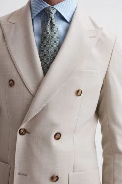 Reiss Belmont Slim Fit Double Breasted Wool Blend Blazer -Fashion Men Shop D91 245s4