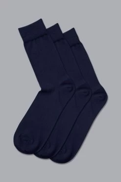 Charles Tyrwhitt Pattern Cotton Rich 3 Pack Socks