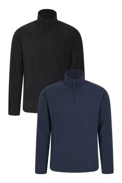 Mountain Warehouse Camber Mens Fleece-2 Pack