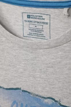 Mountain Warehouse Out Of Office Mens Organic T-Shirt -Fashion Men Shop K06648s5