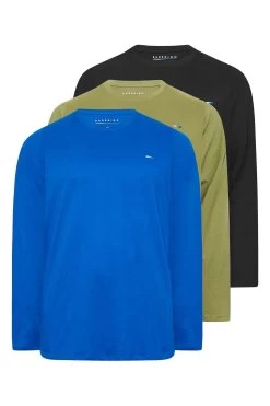 BadRhino Big & Tall 3 Pack Long Sleeve T-Shirts 7 BadRhino Big & Tall 3 Pack Long Sleeve T-Shirts -Fashion Men Shop K38061s3