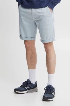 Blend Stretch Chino Short With Button Back Pockets
