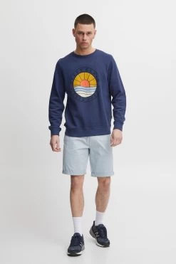 Blend Stretch Chino Short With Button Back Pockets -Fashion Men Shop K47834s4