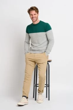 Brakeburn Colour Block Crew Neck Jumper 11 Brakeburn Colour Block Crew Neck Jumper -Fashion Men Shop K56416s5