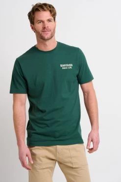 Brakeburn Landscape Lino Green Tee