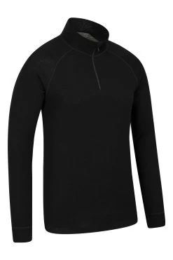 Mountain Warehouse Merino Mens Zip Neck Thermal Top 8 Mountain Warehouse Merino Mens Zip Neck Thermal Top -Fashion Men Shop L16849s2