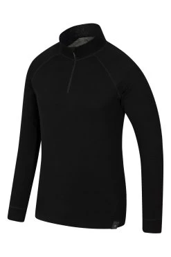 Mountain Warehouse Merino Mens Zip Neck Thermal Top 9 Mountain Warehouse Merino Mens Zip Neck Thermal Top -Fashion Men Shop L16849s3