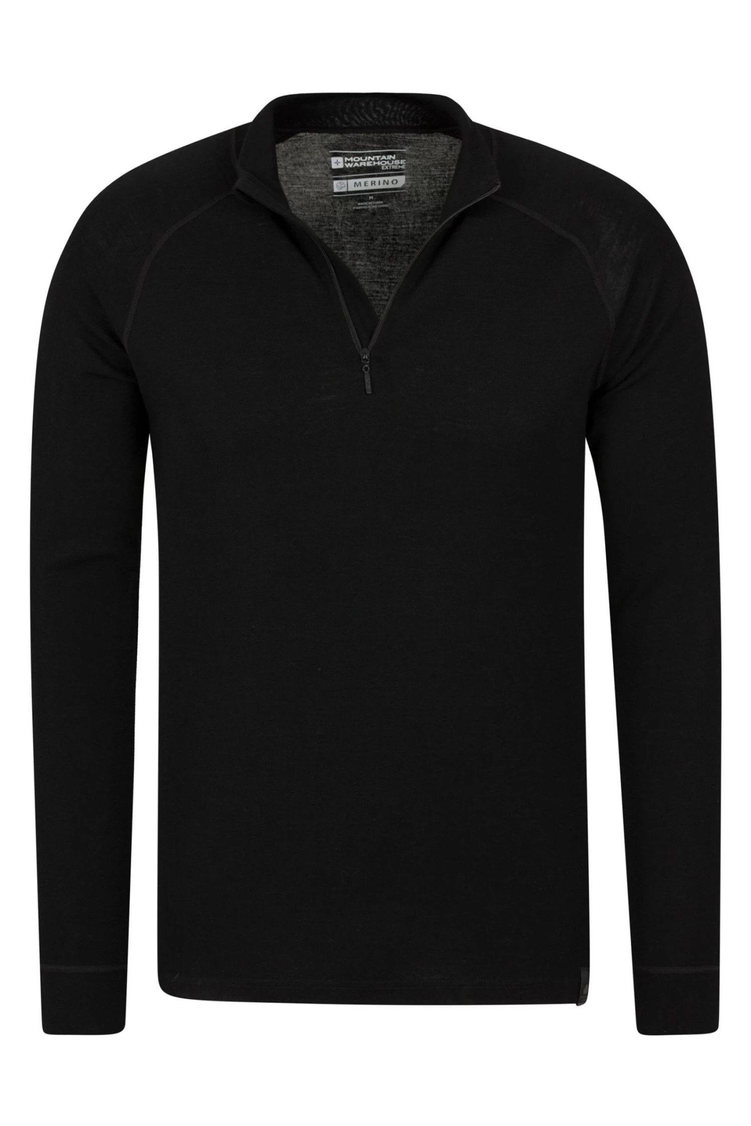 Mountain Warehouse Merino Mens Zip Neck Thermal Top 6 Mountain Warehouse Merino Mens Zip Neck Thermal Top - Image 4