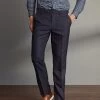 Next Signature 100% Wool Trousers With Motion Flex Waistband -Fashion Men Shop M32902s