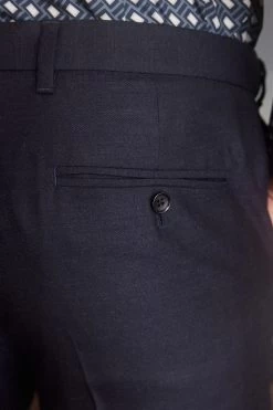 Next Signature 100% Wool Trousers With Motion Flex Waistband -Fashion Men Shop M32902s5