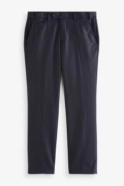 Next Signature 100% Wool Trousers With Motion Flex Waistband -Fashion Men Shop M32902s6