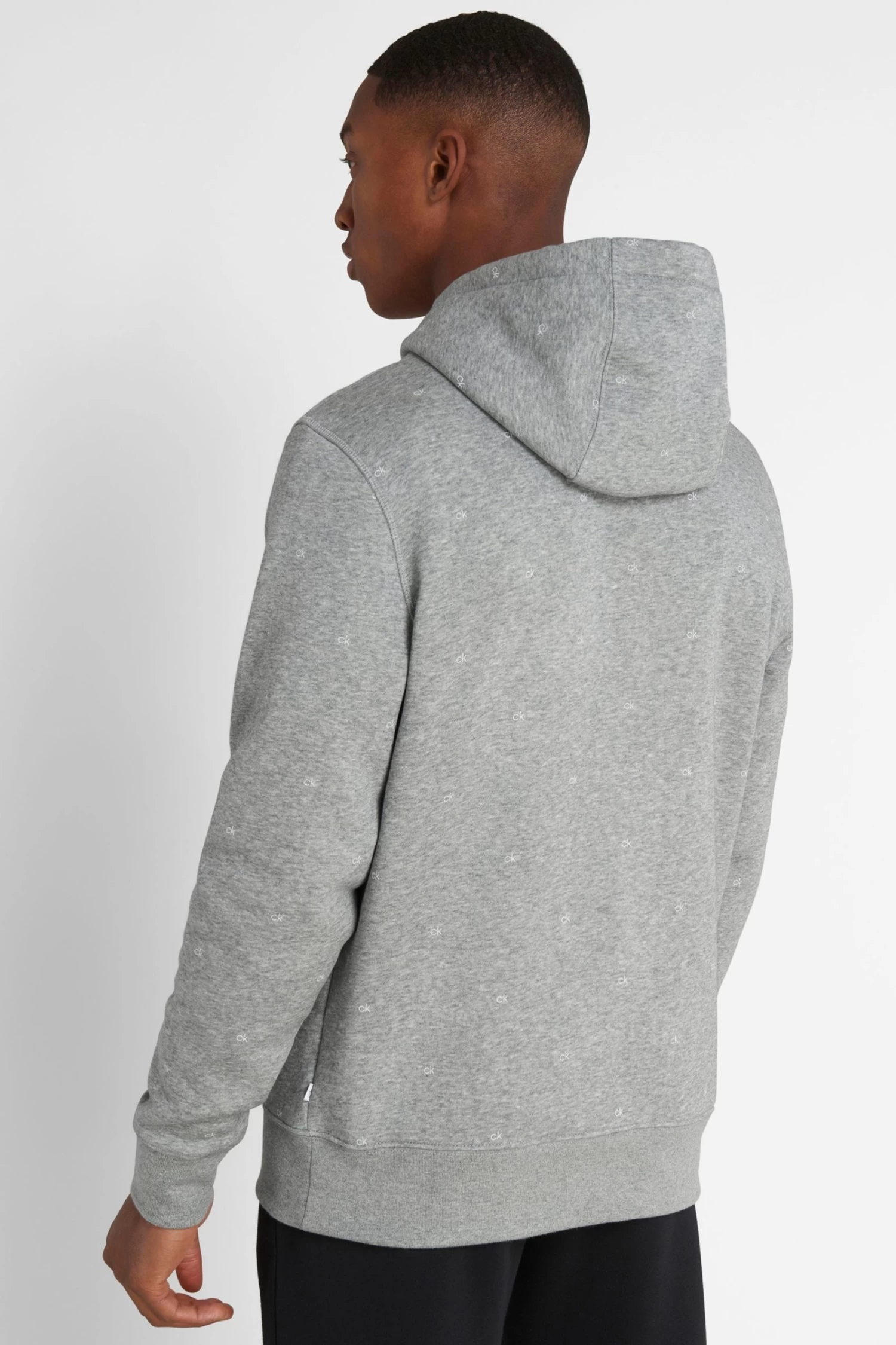 Calvin Klein Grey Golf Planet Monogram Hoodie 4 Calvin Klein Grey Golf Planet Monogram Hoodie - Image 2