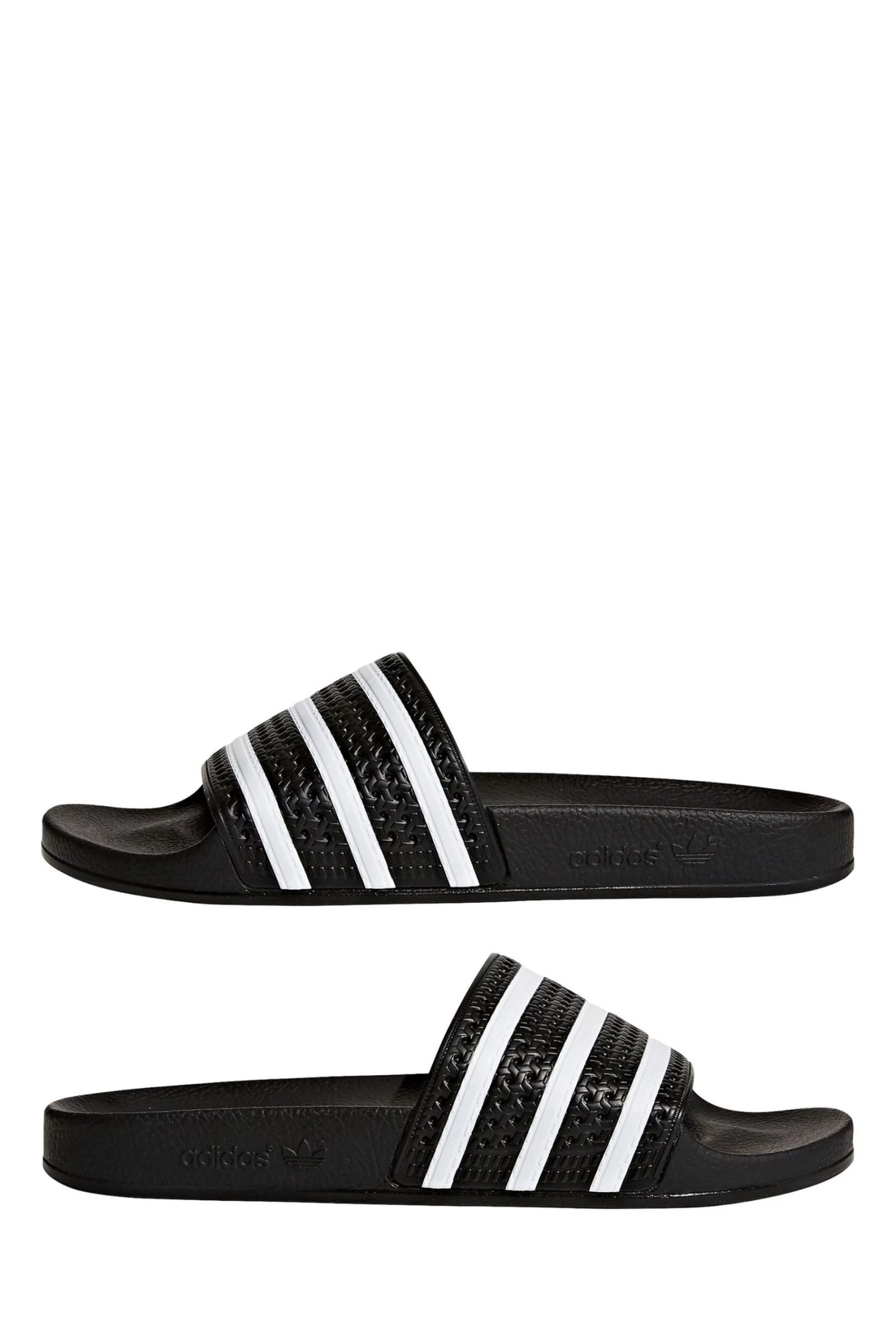 Adidas Originals Black Adilette Sliders 6 Adidas Originals Black Adilette Sliders - Image 4