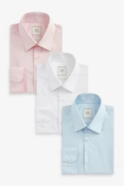 Next Shirts 3 Pack 17 Next Shirts 3 Pack -Fashion Men Shop M39872s8