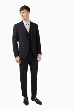 Ted Baker Premium Black Panama Slim Suit: Jacket -Fashion Men Shop M49 352s3