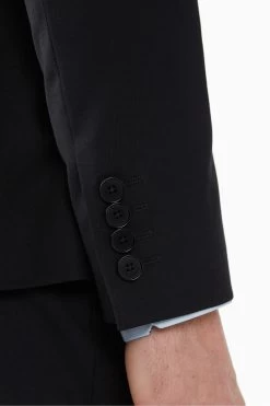 Ted Baker Premium Black Panama Slim Suit: Jacket -Fashion Men Shop M49 352s6