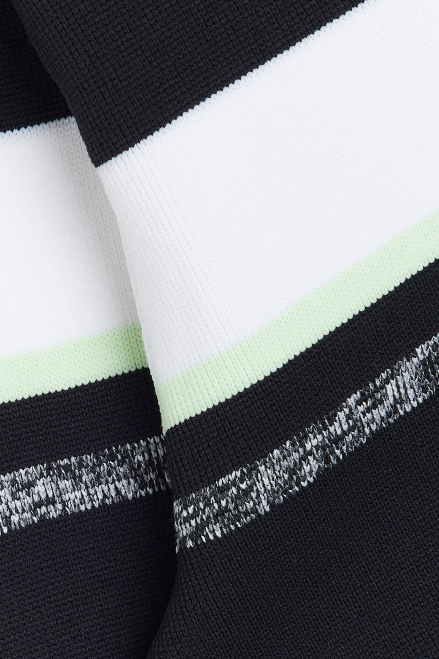 River Island Black Stripe Placement Knit Crew Jumper 7 River Island Black Stripe Placement Knit Crew Jumper - Image 5