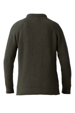 Celtic & Co. Mens Green Ribbed Fisherman's Jumper -Fashion Men Shop M62149s3