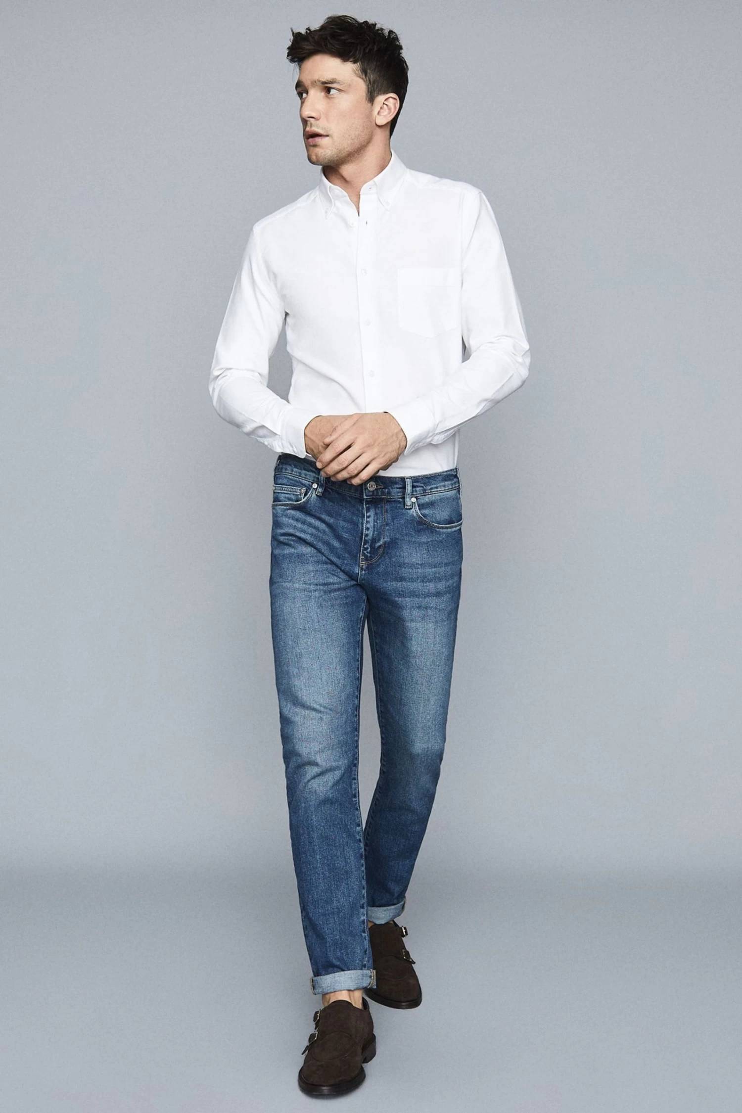 Reiss Greenwich Soft Wash Button Down Oxford Shirt 7 Reiss Greenwich Soft Wash Button Down Oxford Shirt - Image 5