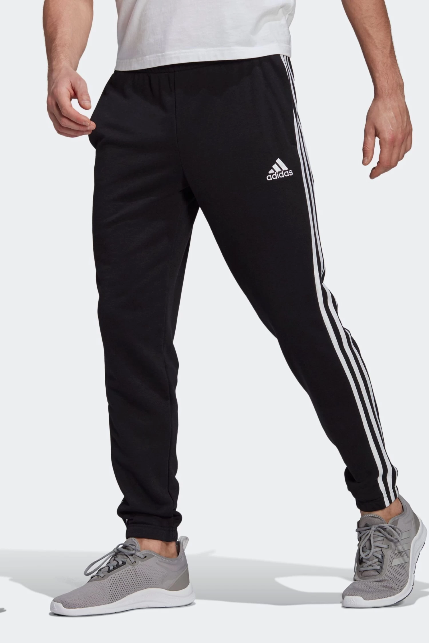 Adidas Essentials French Terry Tape 3-Stripes Joggers 3 Adidas Essentials French Terry Tape 3-Stripes Joggers