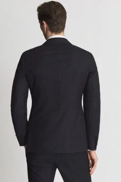 Reiss Tunn B Wool Single Breasted Slub Textured Blazer 12 Reiss Tunn B Wool Single Breasted Slub Textured Blazer -Fashion Men Shop M89627s5