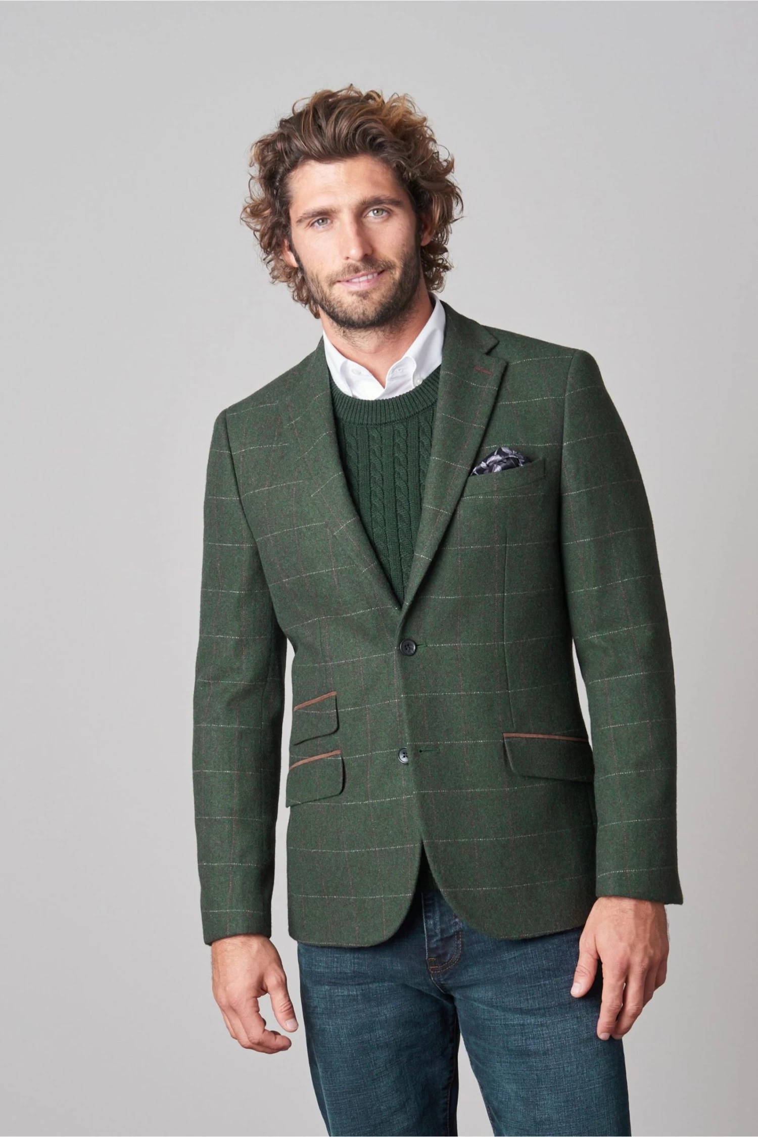 Next Herringbone Check Wool Blend Blazer 3 Next Herringbone Check Wool Blend Blazer