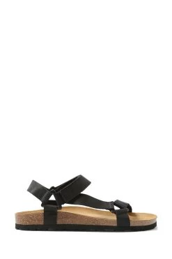 Jones Bootmaker Leather Strappy Black Sandals