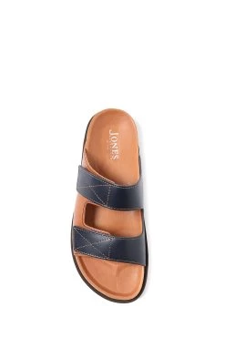 Jones Bootmaker Blue Wetherby Double Strap Sandals -Fashion Men Shop N37350s3