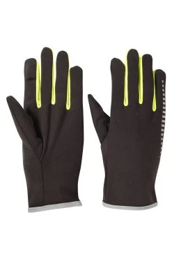 Mountain Warehouse Black Mens Running Gloves