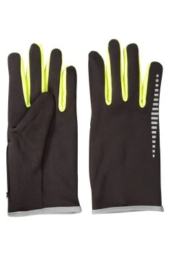 Mountain Warehouse Black Mens Running Gloves -Fashion Men Shop P35138s4