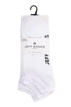 Jeff Banks Mens Trainer Socks Seven Pack