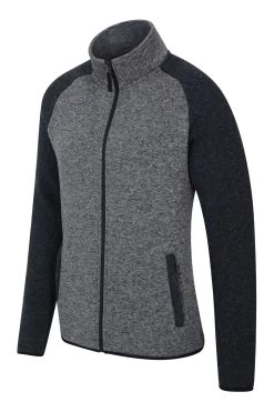 Mountain Warehouse Idris II Mens Raglan Fleece Jacket -Fashion Men Shop P83854s4